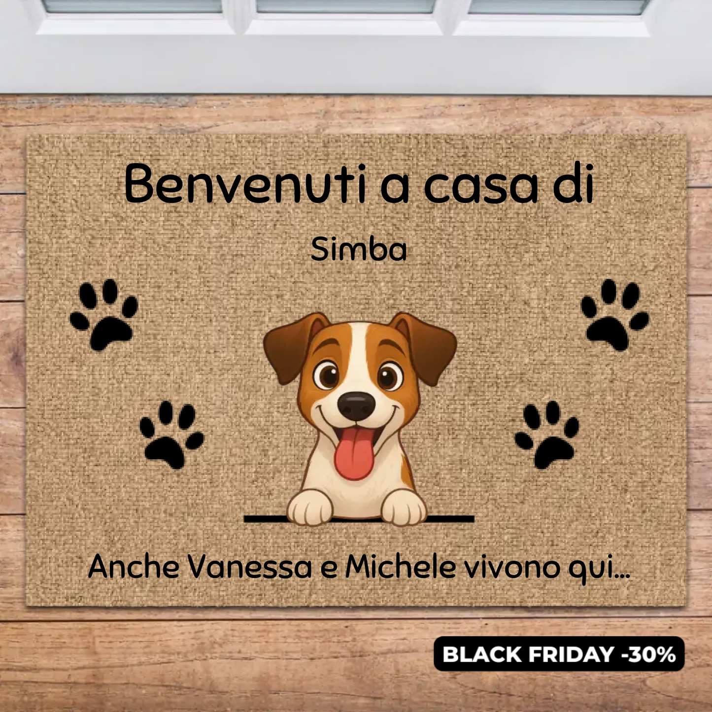 Personoitu kynnysmatto